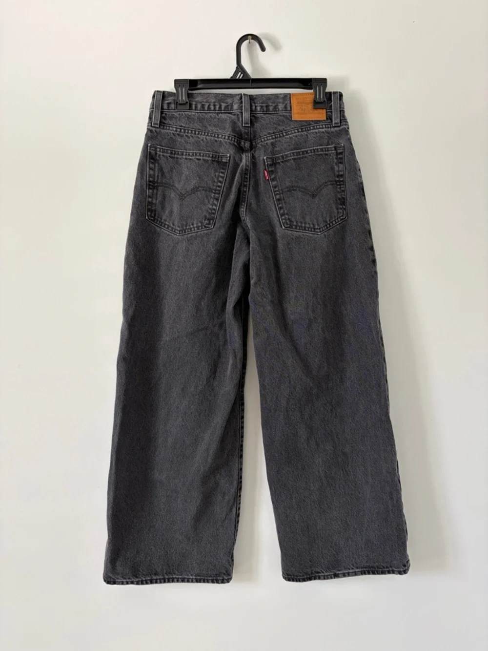 Levi’s Premium Denim XL Straight Jeans Baggy Wide Leg Black Influential Lady 27